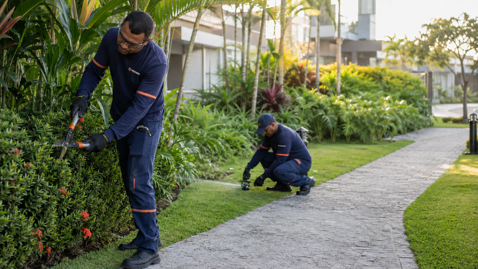 Manutenção de jardim condominial